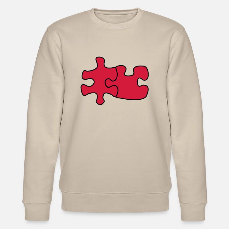 puzzle1 - Stanley/Stella CHANGER Unisex Organic Sweatshirt - beige