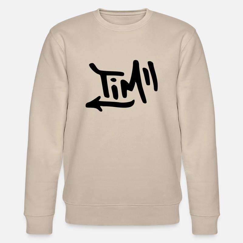 Graffiti Tim - Stanley/Stella Unisex Bio-Sweatshirt CHANGER  - Beige