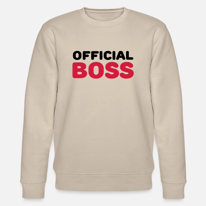 Official Boss - Sweat bio CHANGER Stanley/Stella Unisexe - beige
