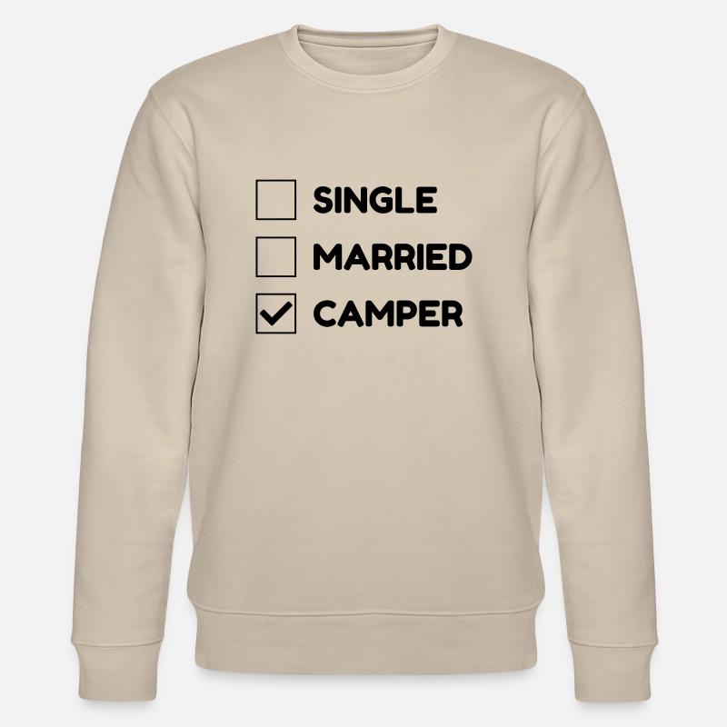 Campingplatz / Camper / Camping / Camp - Stanley/Stella Unisex Bio-Sweatshirt CHANGER  - Beige