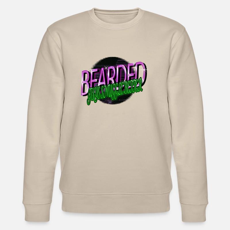 whitebeard daddy bear wizard whitebeard - Stanley/Stella Unisex Bio-Sweatshirt CHANGER  - Beige