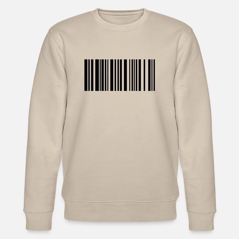 barcode - Stanley/Stella CHANGER Unisex Organic Sweatshirt - beige