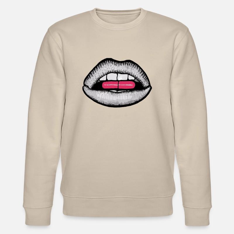 Mund Tablette - Stanley/Stella Unisex Bio-Sweatshirt CHANGER  - Beige