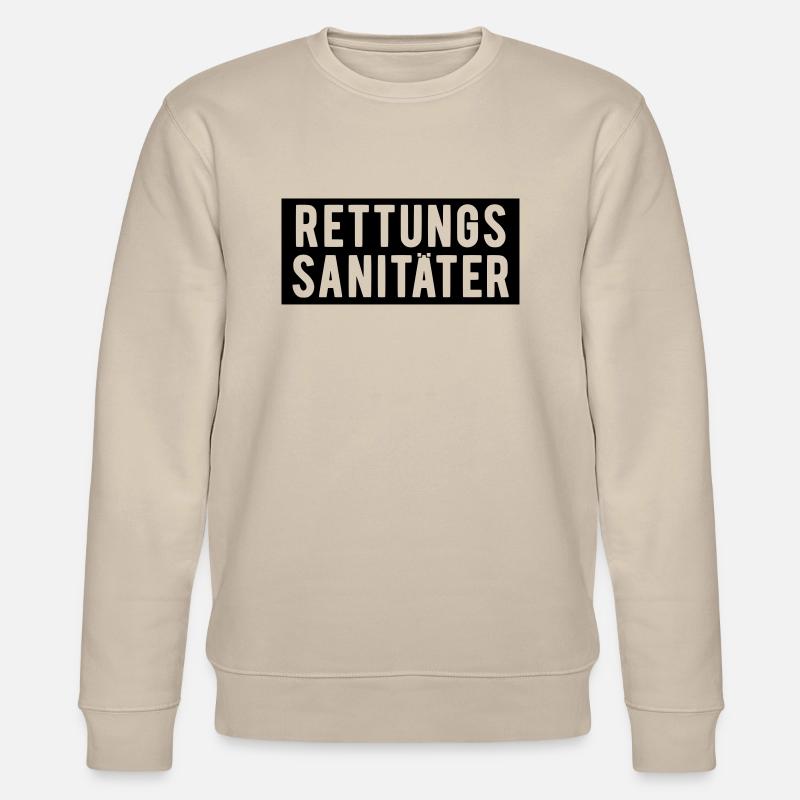 Rettungssanitäter - Stanley/Stella Unisex Bio-Sweatshirt CHANGER  - Beige