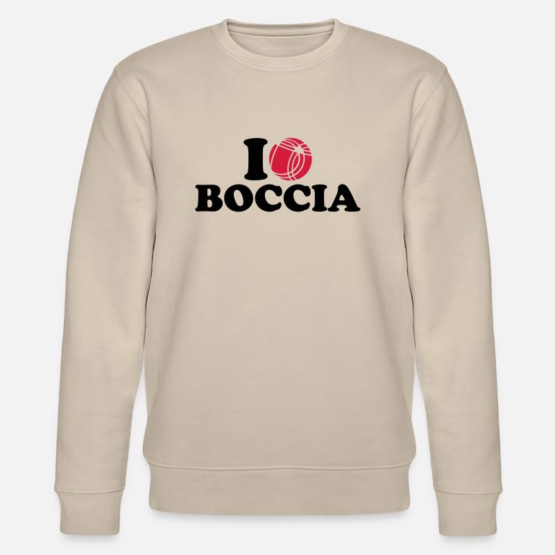 I love Boccia - Stanley/Stella Unisex Bio-Sweatshirt CHANGER  - Beige