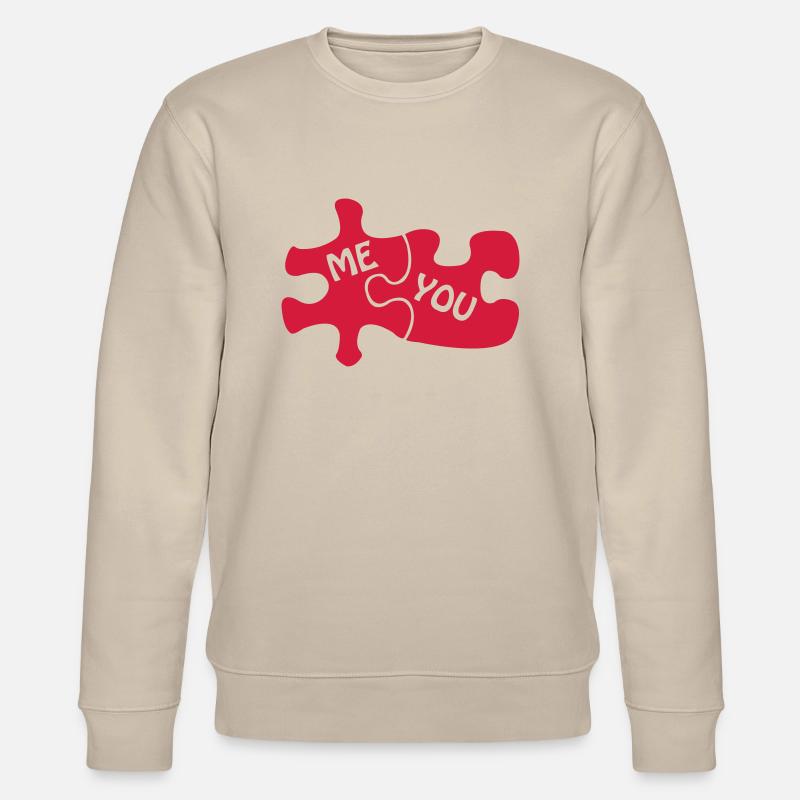 puzzle2 - Stanley/Stella Unisex Bio-Sweatshirt CHANGER  - Beige