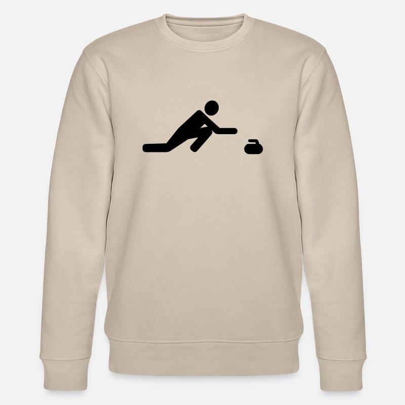 Curling - Stanley/Stella Unisex Bio-Sweatshirt CHANGER  - Beige