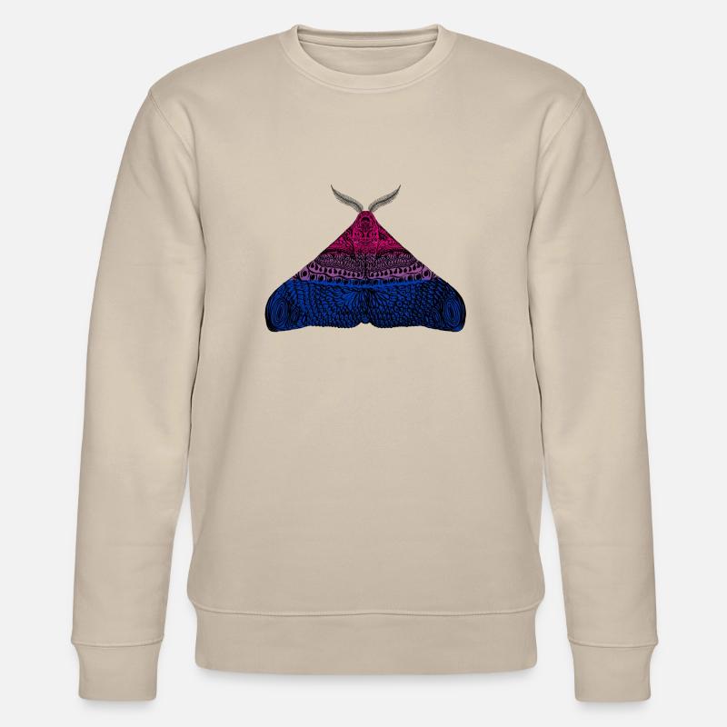 Bisexual pride Motte - Stanley/Stella Unisex Bio-Sweatshirt CHANGER  - Beige