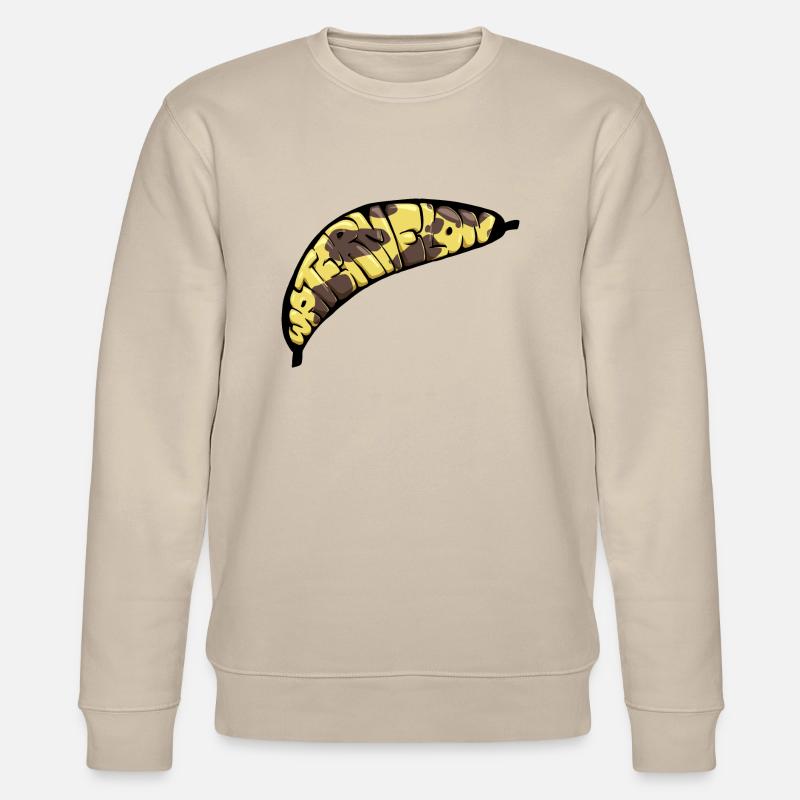 Bananen-Wassermelonen-Graff - Stanley/Stella Unisex Bio-Sweatshirt CHANGER  - Beige