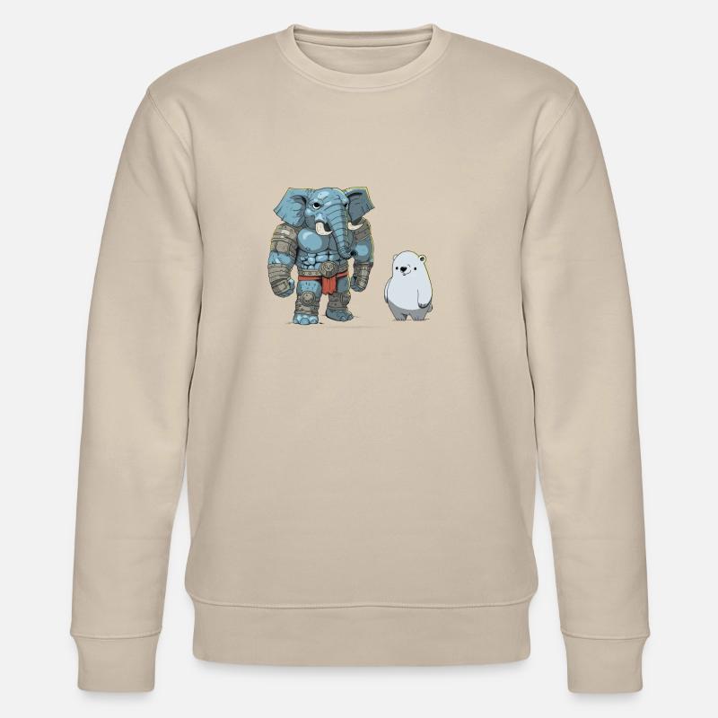 Dreamteam (Englisch) - Stanley/Stella Unisex Bio-Sweatshirt CHANGER  - Beige