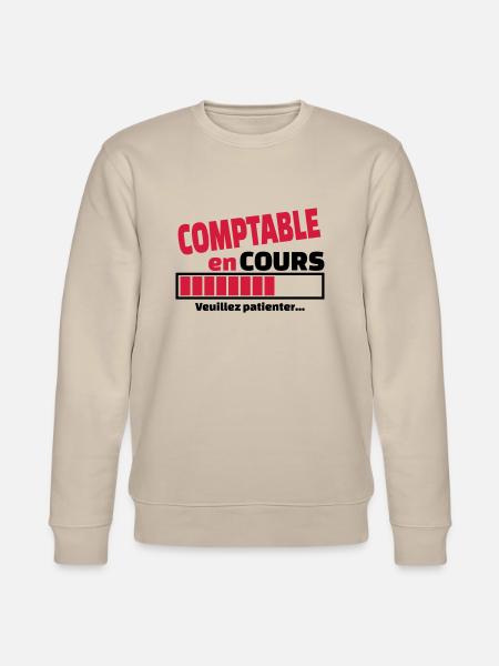 comptable en cours - Sweat bio CHANGER Stanley/Stella Unisexe - beige