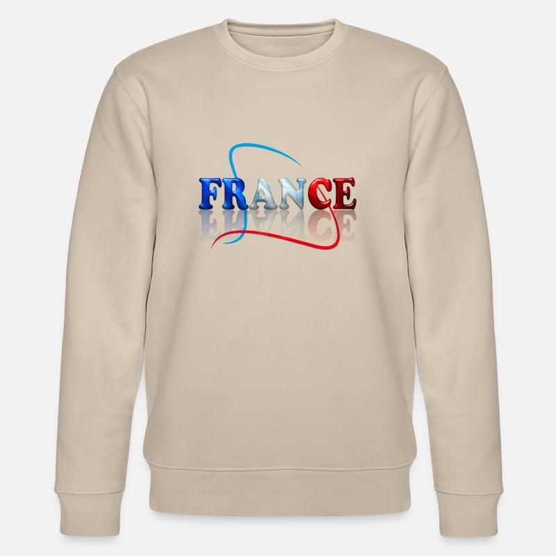 Arabesken Frankreich - Stanley/Stella Unisex Bio-Sweatshirt CHANGER  - Beige