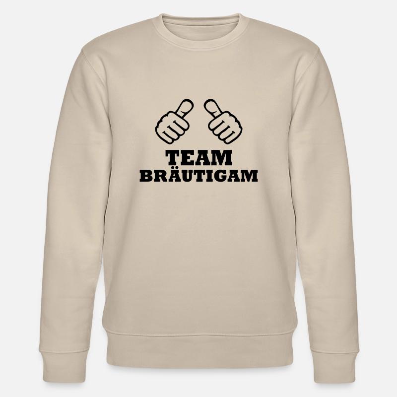 Team Bräutigam - Stanley/Stella Unisex Bio-Sweatshirt CHANGER  - Beige