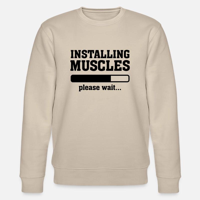 Installing Muscles - Stanley/Stella Unisex Bio-Sweatshirt CHANGER  - Beige
