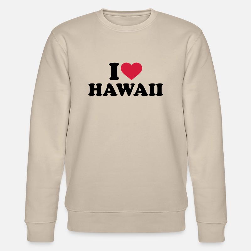 Hawaii - Stanley/Stella Unisex Bio-Sweatshirt CHANGER  - Beige