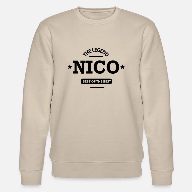 nico - Stanley/Stella Unisex Bio-Sweatshirt CHANGER  - Beige