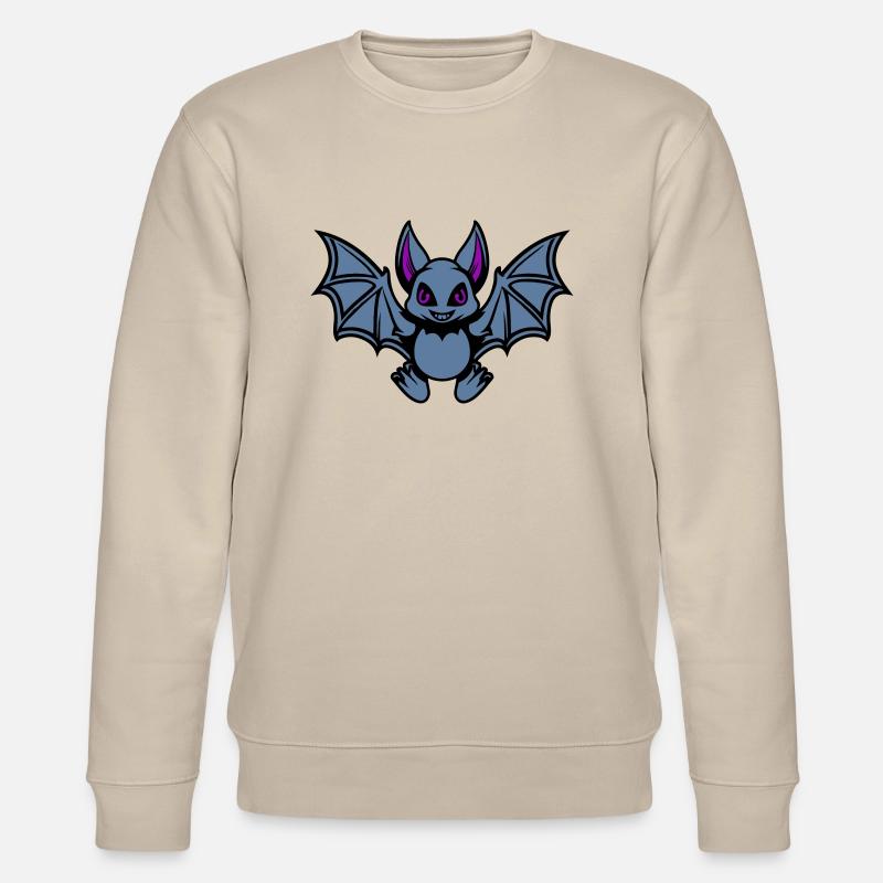Bande dessinée chauve-souris - Sweat bio CHANGER Stanley/Stella Unisexe - beige
