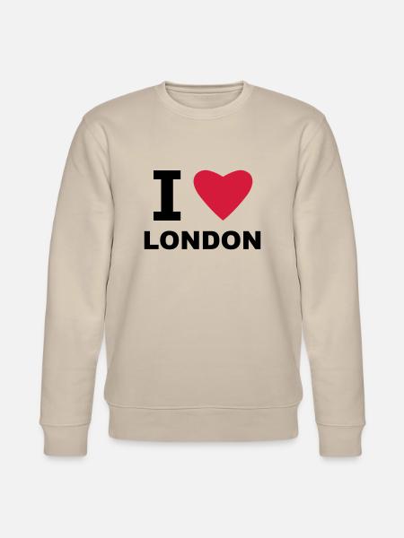 I love London - Stanley/Stella CHANGER Unisex Organic Sweatshirt - beige