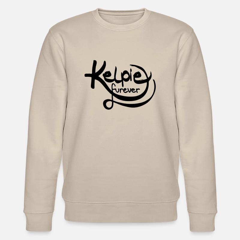 Kelpie furever - Stanley/Stella Unisex Bio-Sweatshirt CHANGER  - Beige