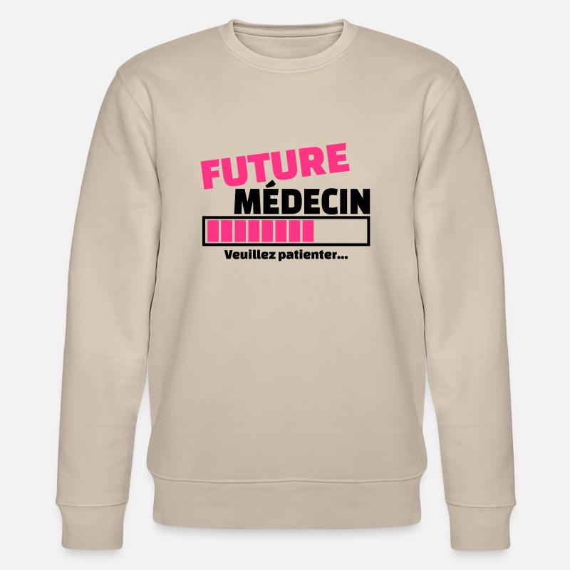 future médecin - Sweat bio CHANGER Stanley/Stella Unisexe - beige