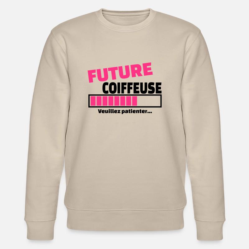 future coiffeuse - Sweat bio CHANGER Stanley/Stella Unisexe - beige