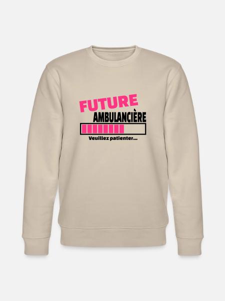 future ambulancière - Sweat bio CHANGER Stanley/Stella Unisexe - beige