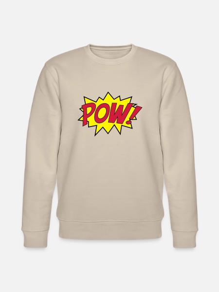pow_punch - Stanley/Stella Unisex Bio-Sweatshirt CHANGER - Beige