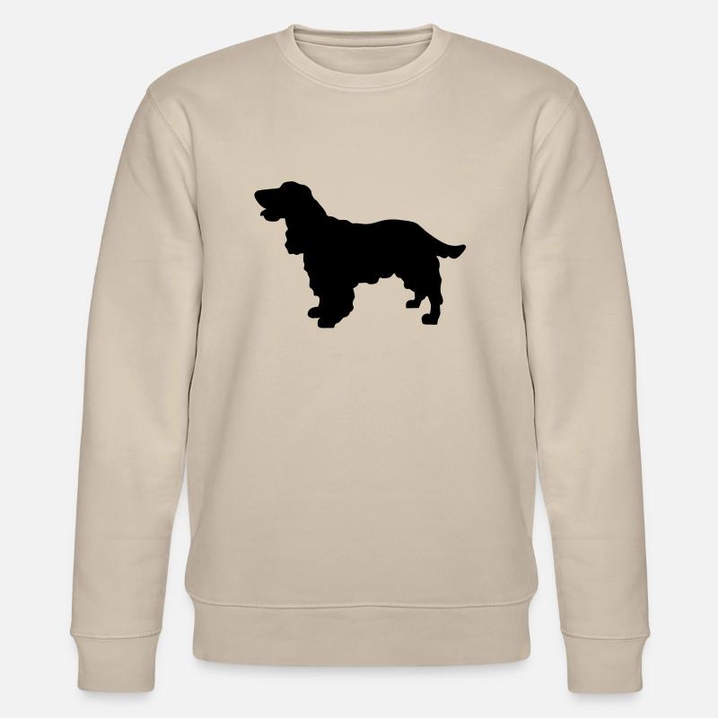 Cocker Spaniel chien - Sweat bio CHANGER Stanley/Stella Unisexe - beige