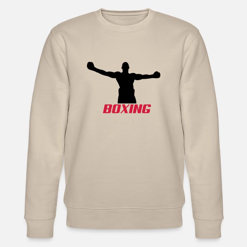 boxing2 - Stanley/Stella Unisex Bio-Sweatshirt CHANGER  - Beige