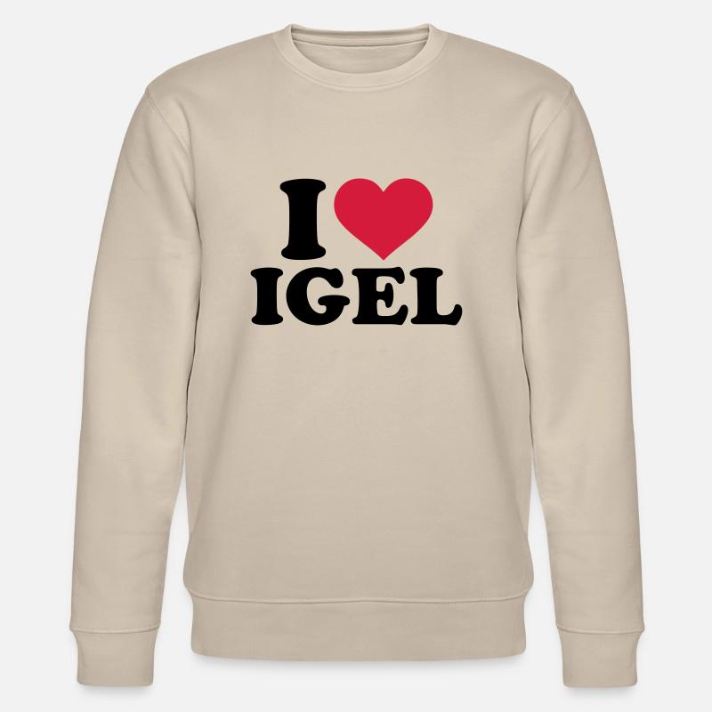 Igel - Stanley/Stella Unisex Bio-Sweatshirt CHANGER - Beige