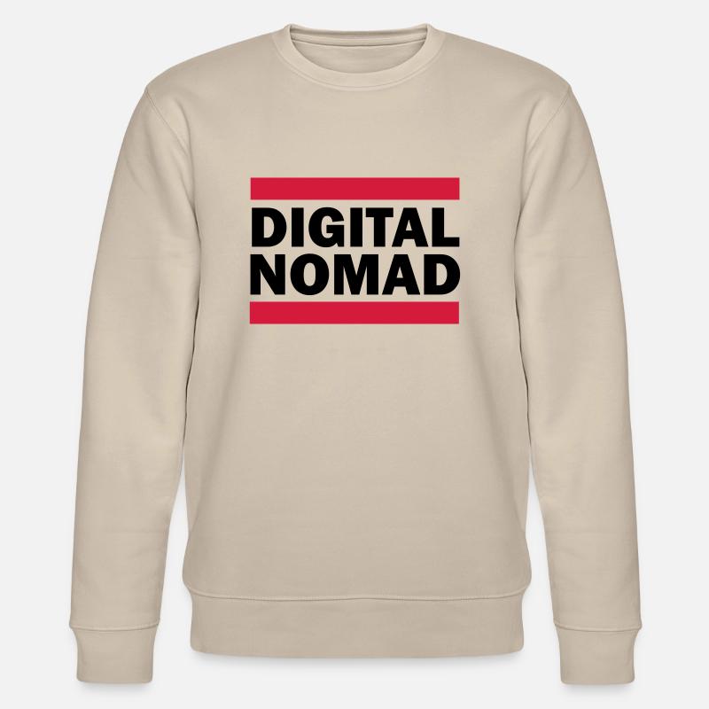 Digital Nomad - Sweat bio CHANGER Stanley/Stella Unisexe - beige
