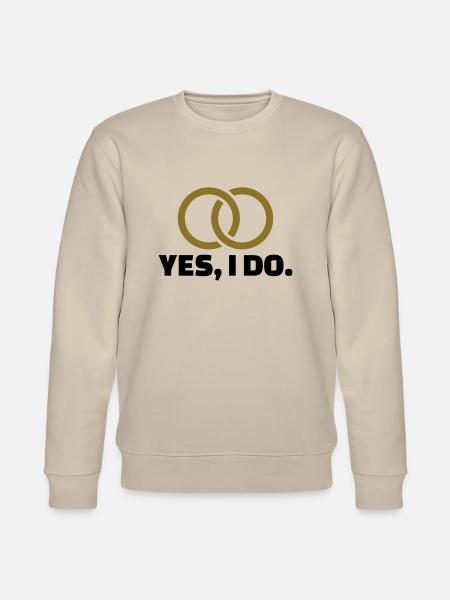 Yes I do - Stanley/Stella CHANGER Unisex Organic Sweatshirt - beige