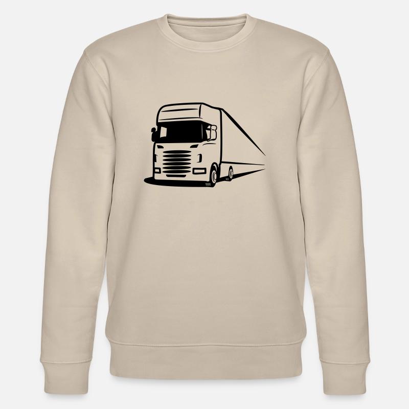 Art de camion camion - Sweat bio CHANGER Stanley/Stella Unisexe - beige