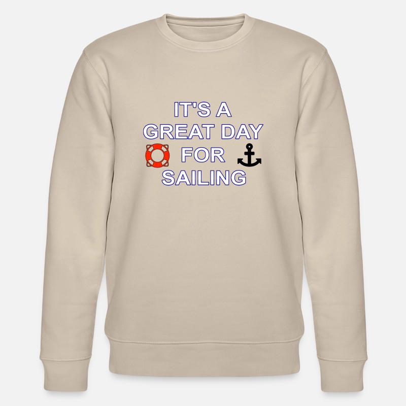 Segeln - Stanley/Stella Unisex Bio-Sweatshirt CHANGER  - Beige