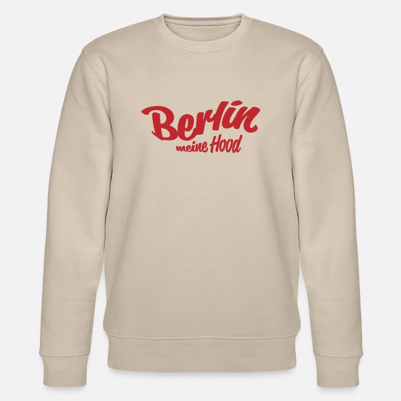 Berlin mon quartier - Sweat bio CHANGER Stanley/Stella Unisexe - beige