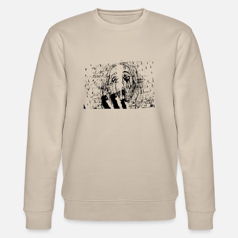 Wednesday book - Stanley/Stella Unisex Bio-Sweatshirt CHANGER  - Beige