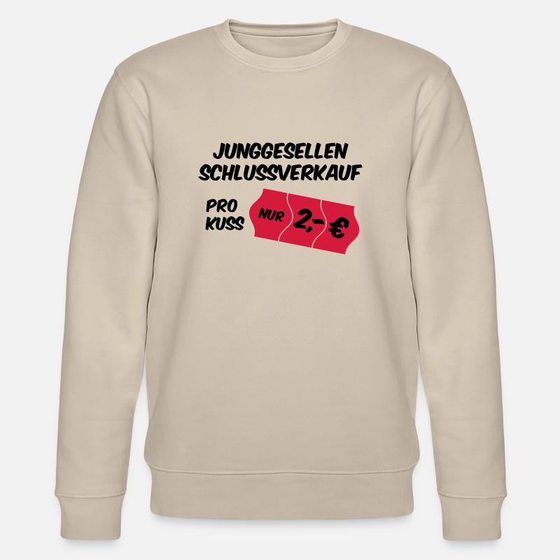 Junggesellenabschied - Stanley/Stella Unisex Bio-Sweatshirt CHANGER  - Beige