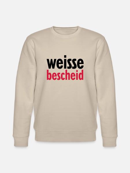 weissebescheid - Stanley/Stella Unisex Bio-Sweatshirt CHANGER  - Beige