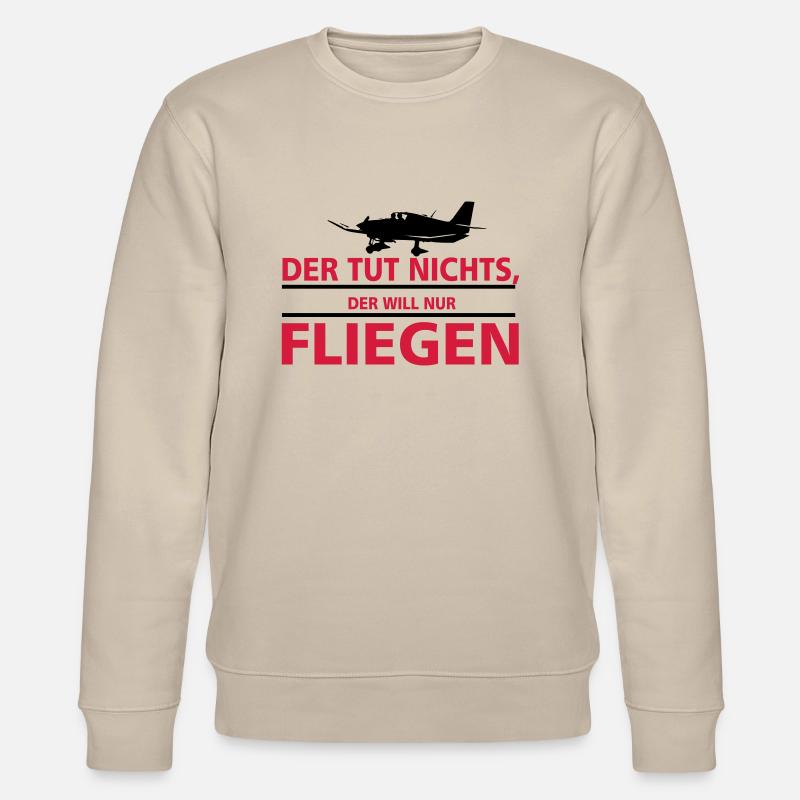 nurfliegen_robin - Stanley/Stella Unisex Bio-Sweatshirt CHANGER  - Beige