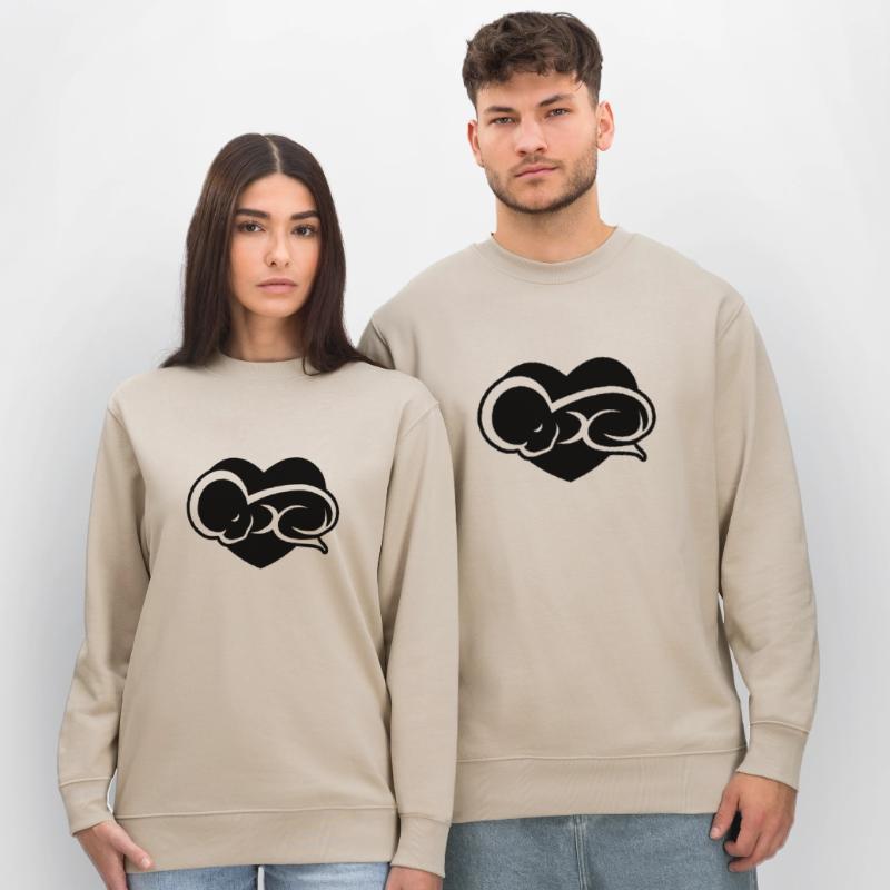 Baby schläft am liebsten auf Mami oder Papi ein Stanley/Stella Unisex Bio-Sweatshirt CHANGER 