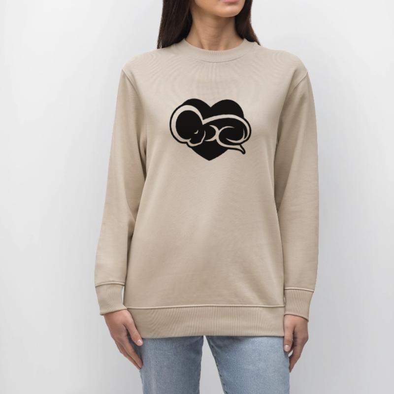 Baby schläft am liebsten auf Mami oder Papi ein Stanley/Stella Unisex Bio-Sweatshirt CHANGER 