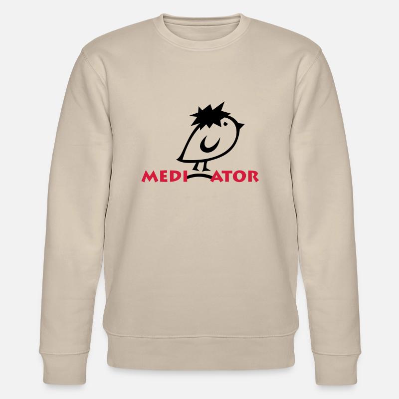 TWEETLERCOOLS - MEDIATOR - Stanley/Stella Unisex Bio-Sweatshirt CHANGER  - Beige