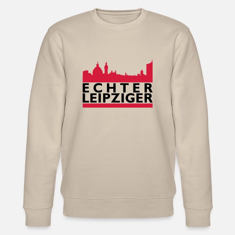 Echter Leipzig - Stanley/Stella Unisex Bio-Sweatshirt CHANGER  - Beige