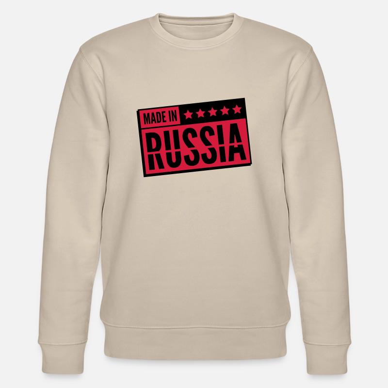 made_in_russia_gy2 - Stanley/Stella Unisex Bio-Sweatshirt CHANGER  - Beige