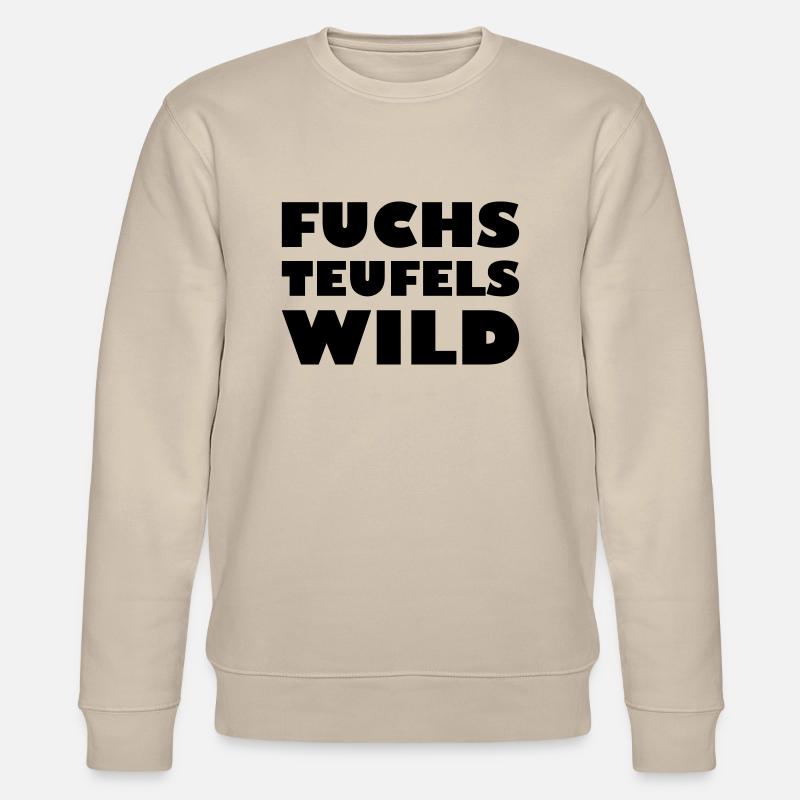 Fuchsteufelswild - Stanley/Stella Unisex Bio-Sweatshirt CHANGER  - Beige