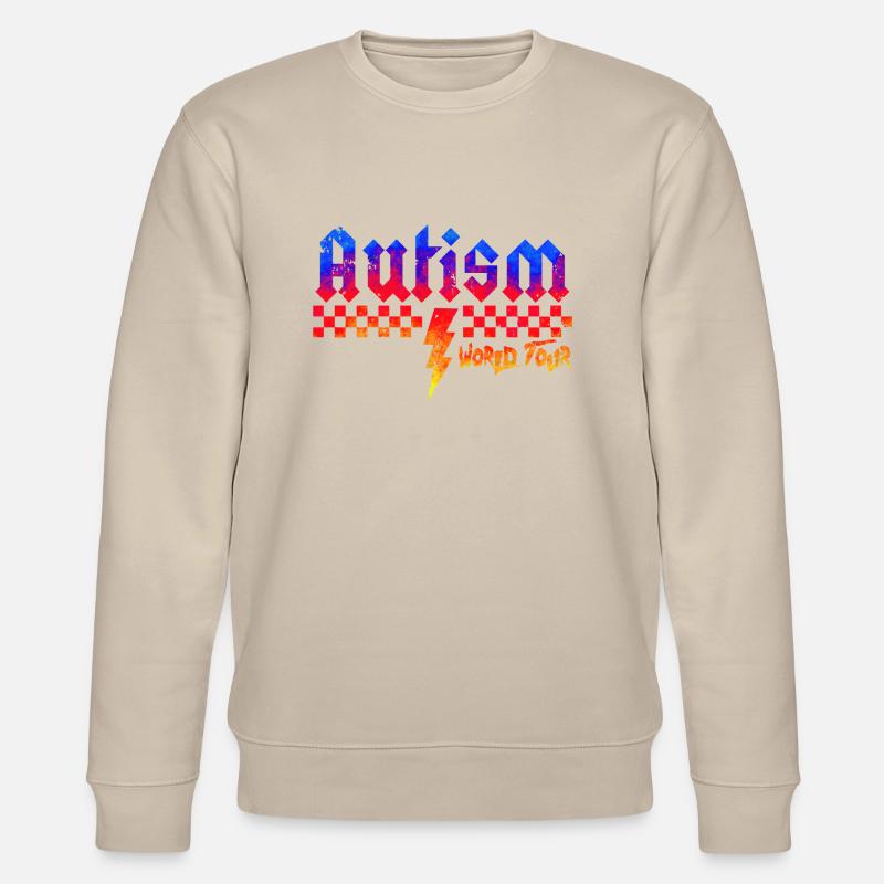 Autismus-Bewusstsein: anders, anders, besser - Stanley/Stella Unisex Bio-Sweatshirt CHANGER  - Beige