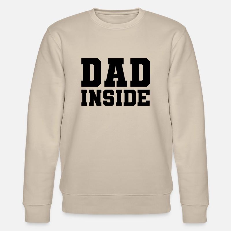 Dad inside - Stanley/Stella CHANGER Unisex Organic Sweatshirt - beige