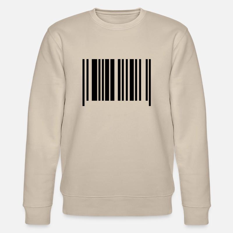 barcode - Stanley/Stella CHANGER Unisex Organic Sweatshirt - beige