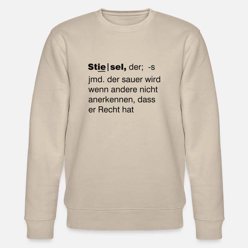 Stiesel - Stanley/Stella Unisex Bio-Sweatshirt CHANGER  - Beige