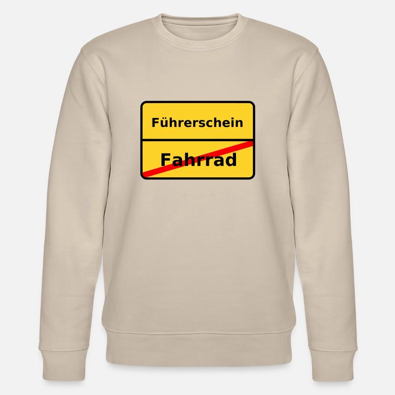 Führerschein - Stanley/Stella Unisex Bio-Sweatshirt CHANGER  - Beige